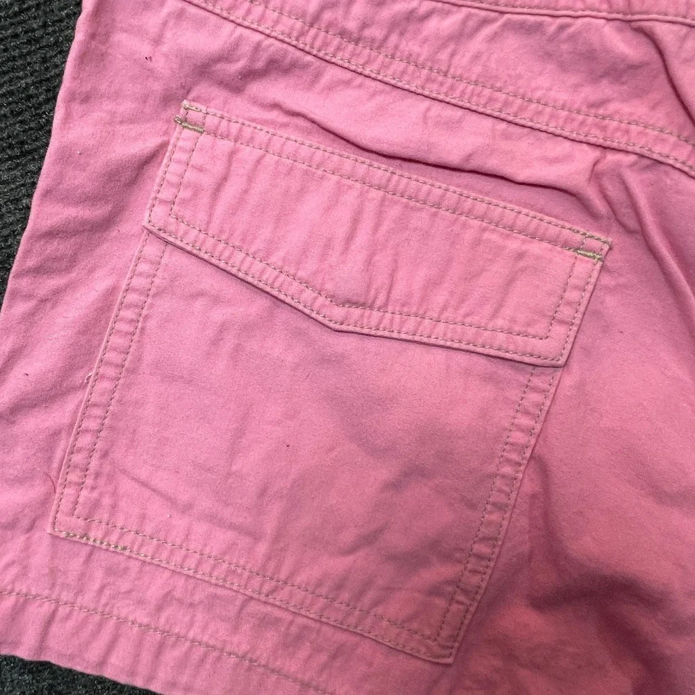 Mossimo Y2K Cargo Shorts Women L Pink Soft Girl Utility Cotton Barbiecore 90s